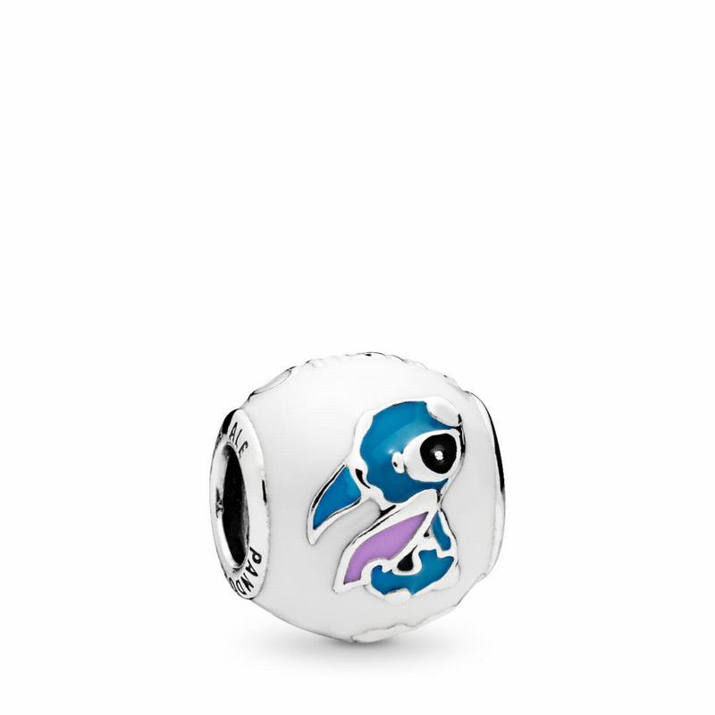 Pandora Disneyr Lilo & Stitch Charm - Sterling Silver/Enamel/Black - Canada | DS9023BF